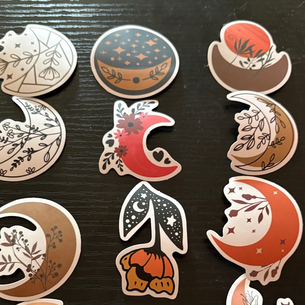 Moon Phase Sticker Set - Picture 3 of 4